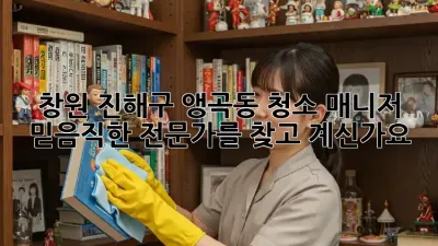 창원 진해구 앵곡동 청소 매니저: 믿음직한 전문가를 찾고 계신가요?